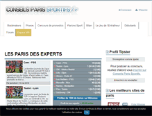 Tablet Screenshot of conseilsparissportifs.fr